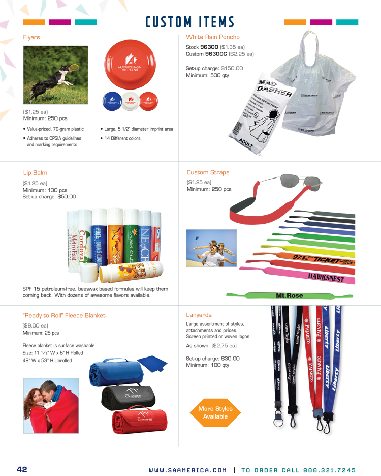 sports accessories/america 20192020 summer catalog